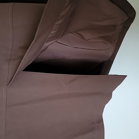 J.Jill Office Neutral stretch Dark Roast brown NWT size 8 jacket - Picture 8 of 9